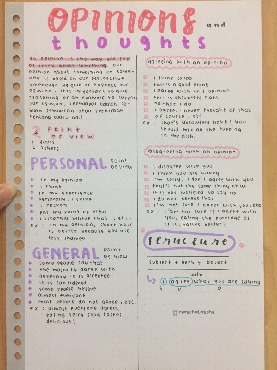 Ambisnotes Opinions and Thoughts Kelas 11 Ambisnotes