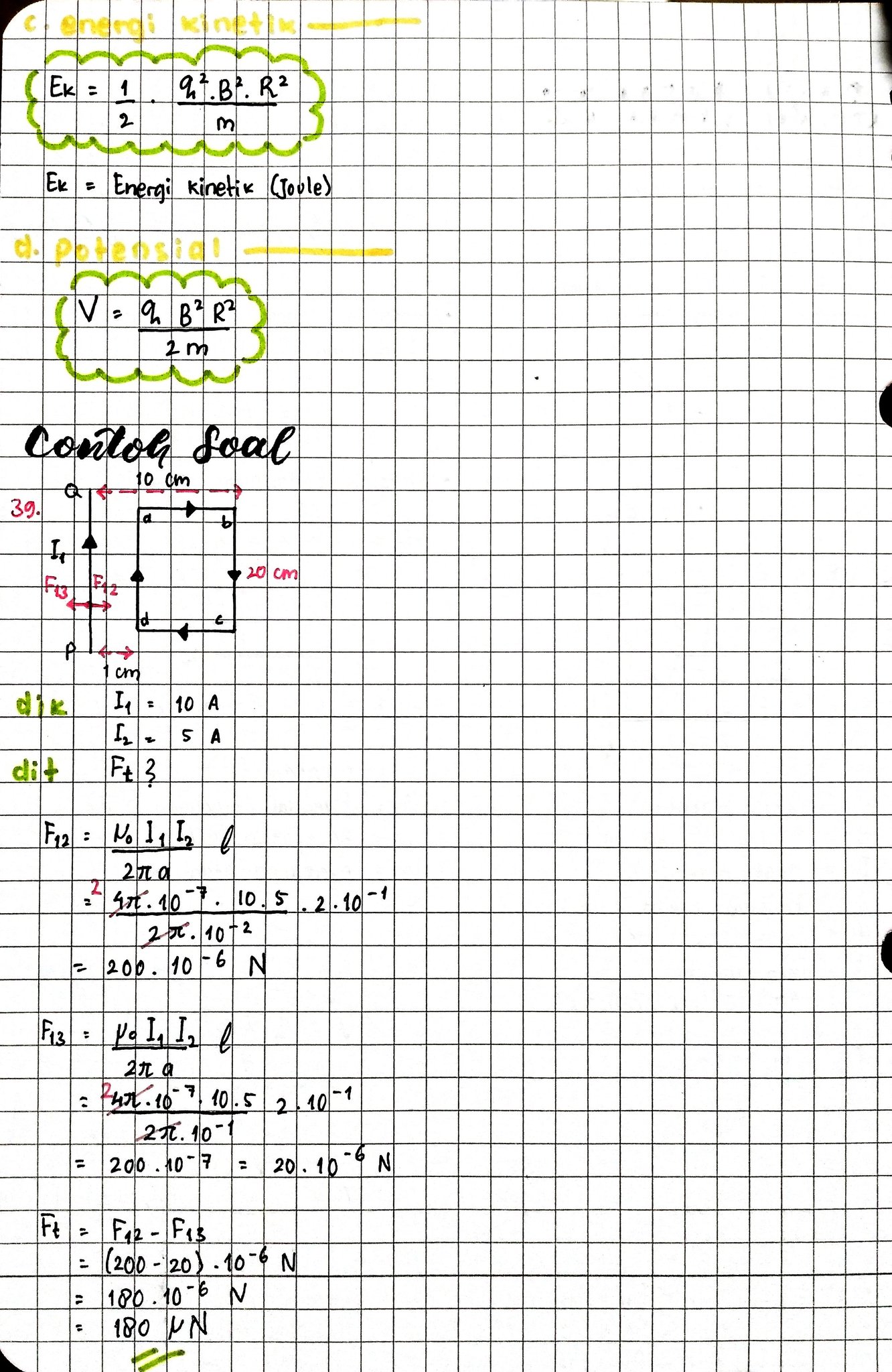 Ambisnotes | Gaya Lorentz Kelas 12 - Ambisnotes