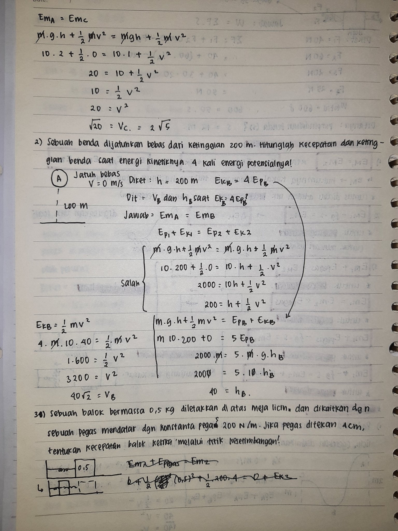 Ambisnotes | Catatan Fisika tentang Usaha, Energi, dan Daya - Kelas 10