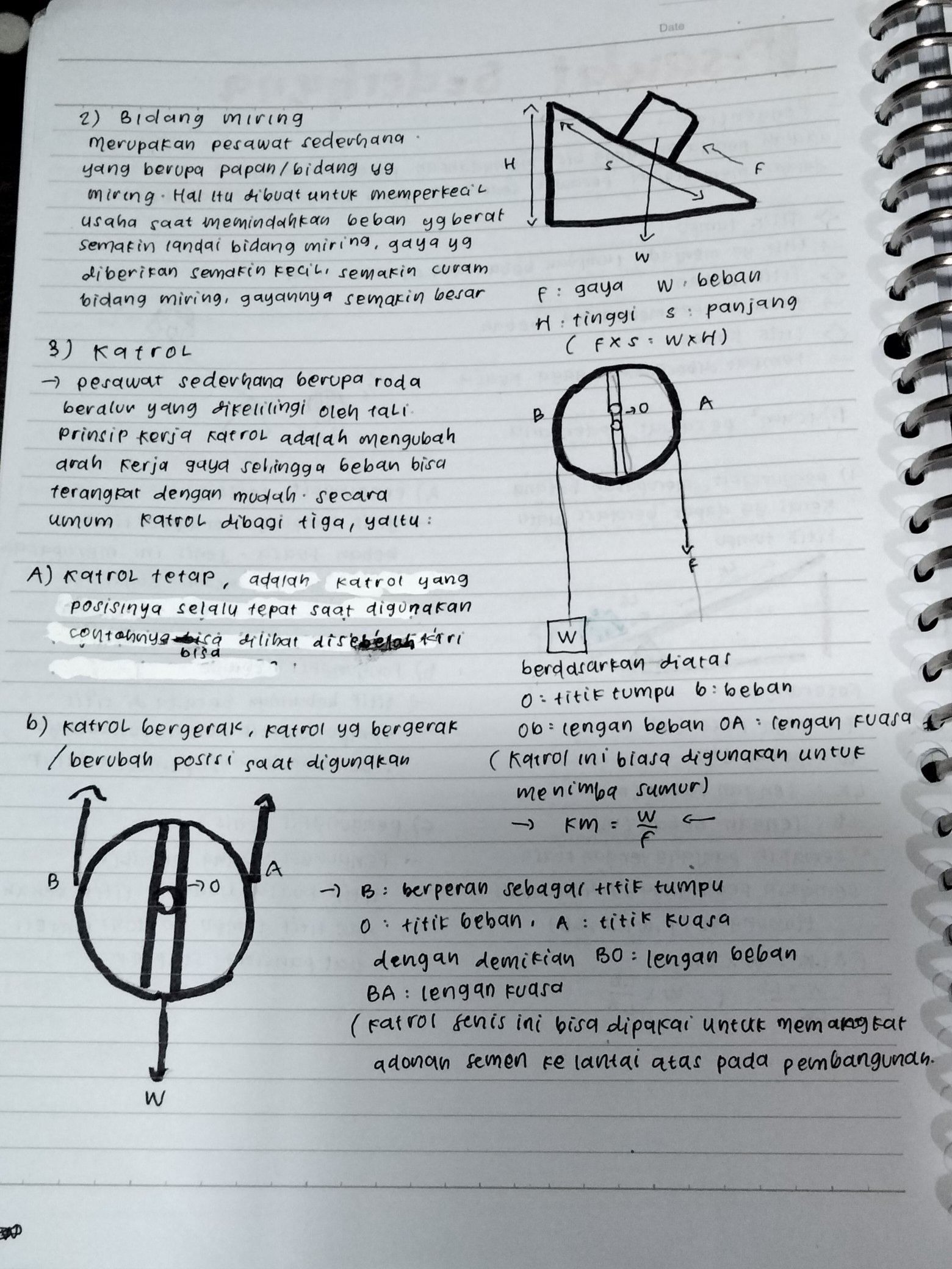 Ambisnotes | Kelas 8 : Fisika - Pesawat sederhana - Ambisnotes
