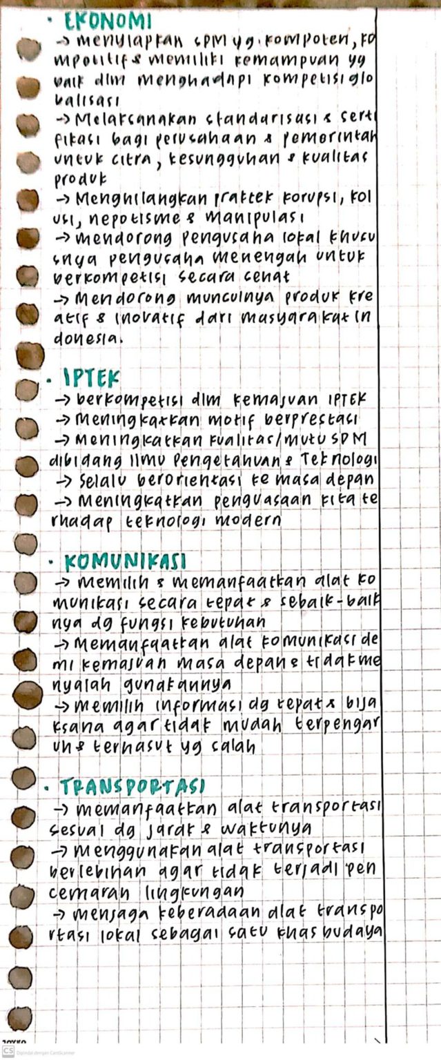 Ambisnotes Materi IPS Kelas 9 Perubahan Budaya