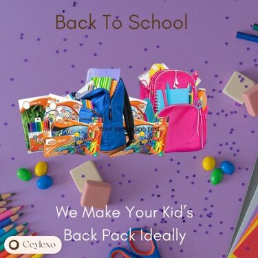 We make your kid's Back pack ideally