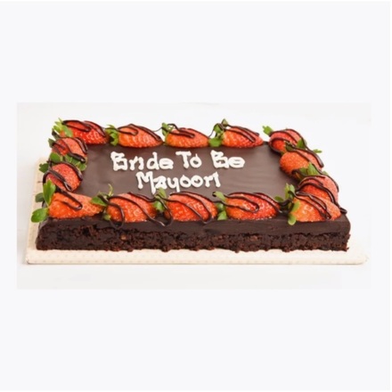 DOUBLE CHOC BROWNIE CAKE RECTANGLE