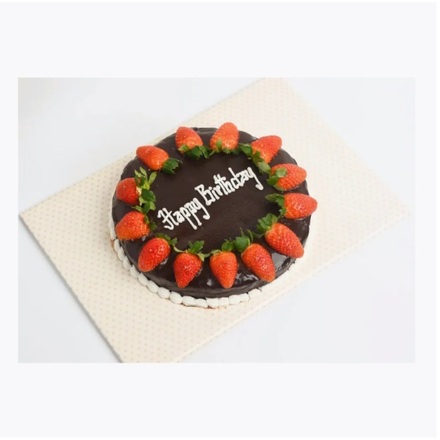 DOUBLE CHOC BROWNIE CAKE ROUND 1kg