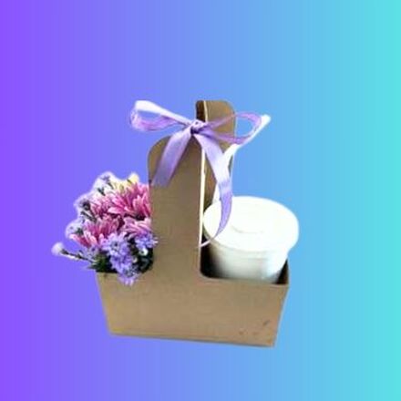 Flower Bag with Coffee Strong