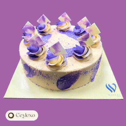 Ribbon Cake with Butter Icing