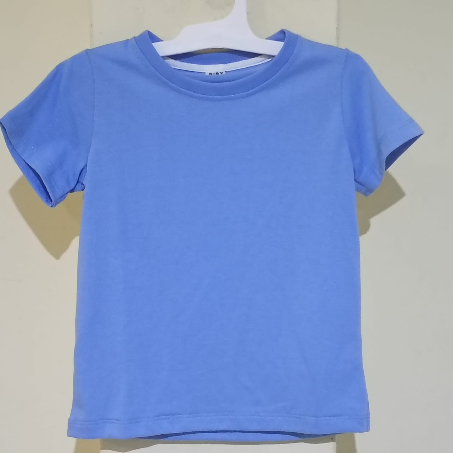 Kids Girls and Boys Plain T-Shirts