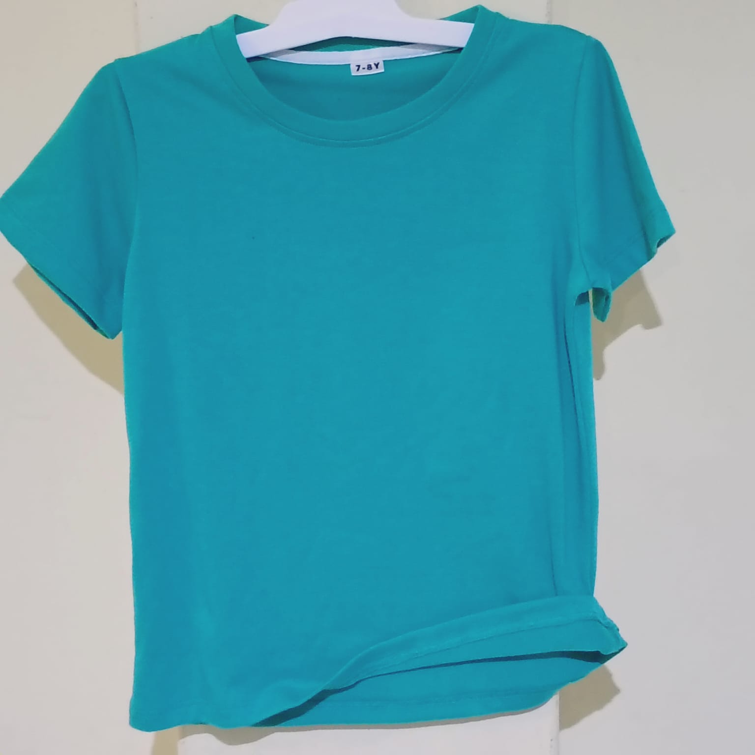 Kids Girls and Boys Plain T-Shirts