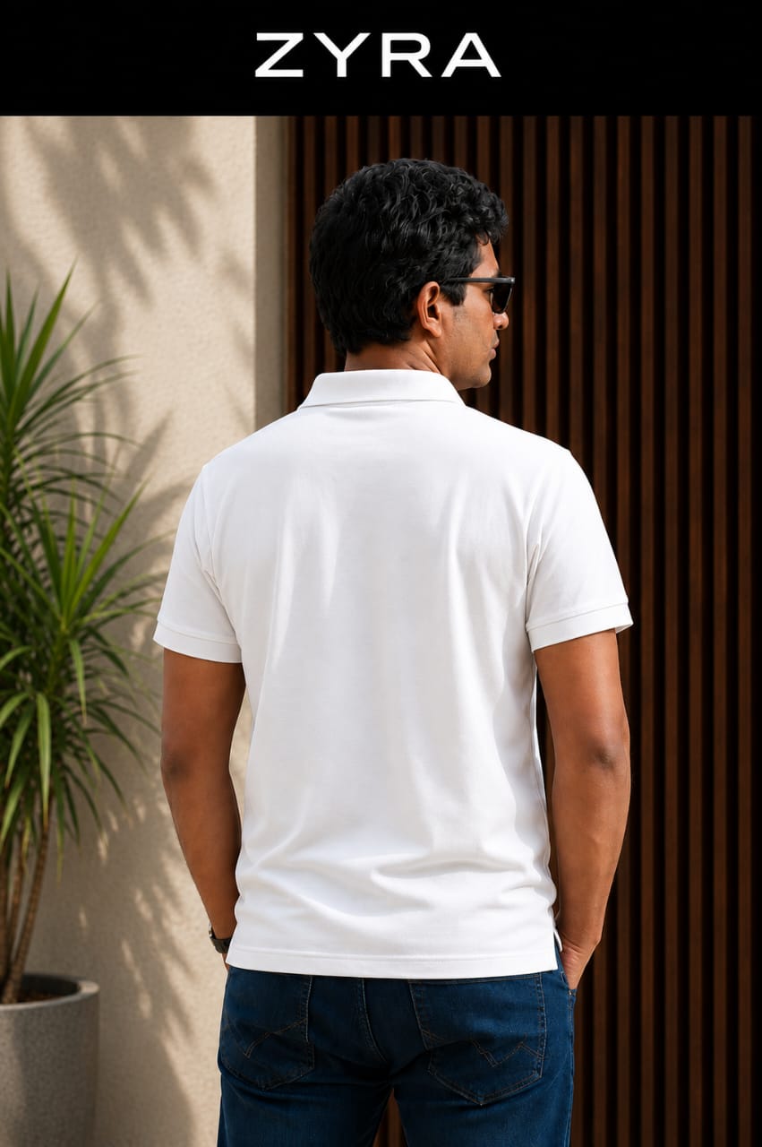 Zyra Premium Cotton Polo Shirt - LK Sizing