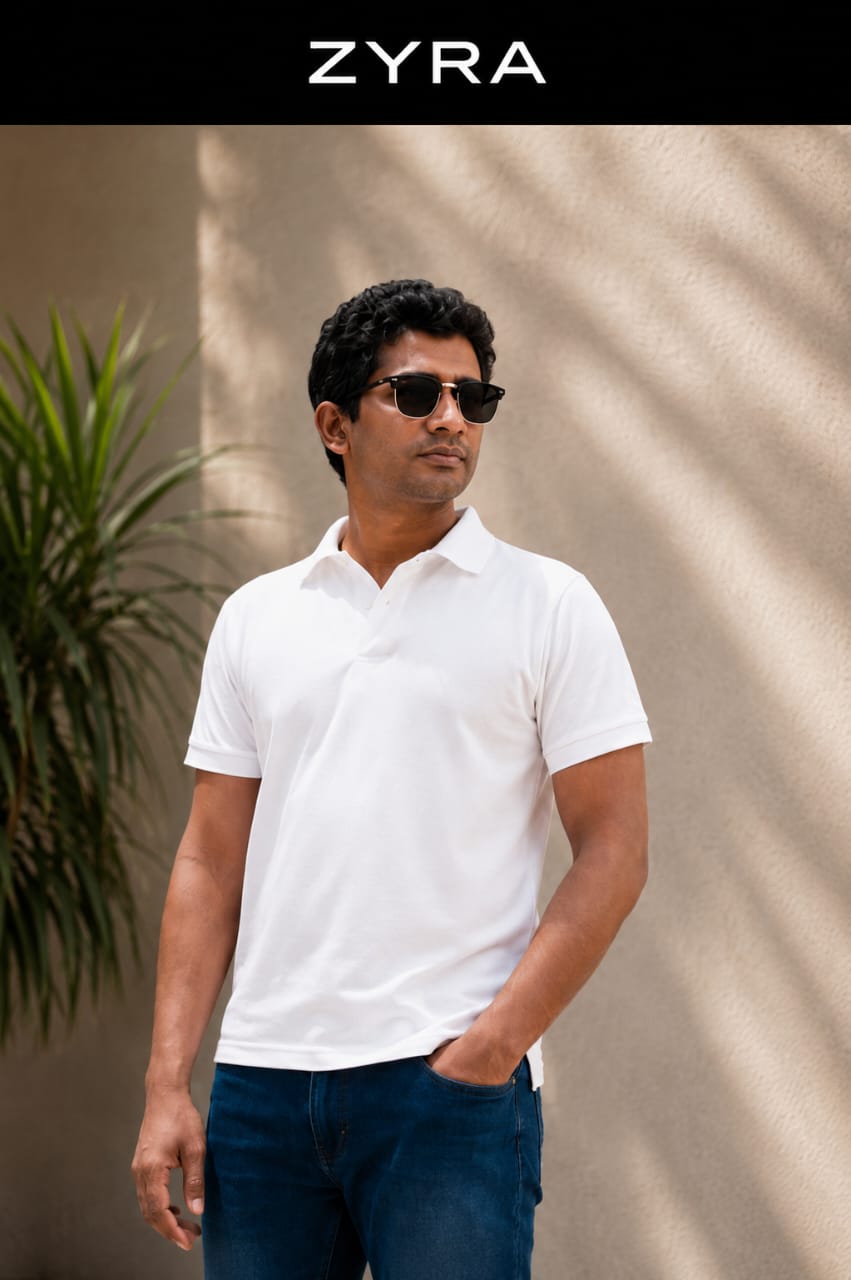 Zyra Premium Cotton Polo Shirt - LK Sizing