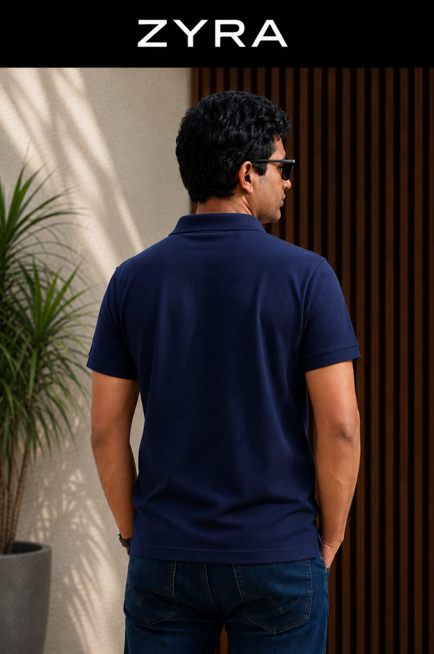 Zyra Premium Cotton Polo Shirt - LK Sizing