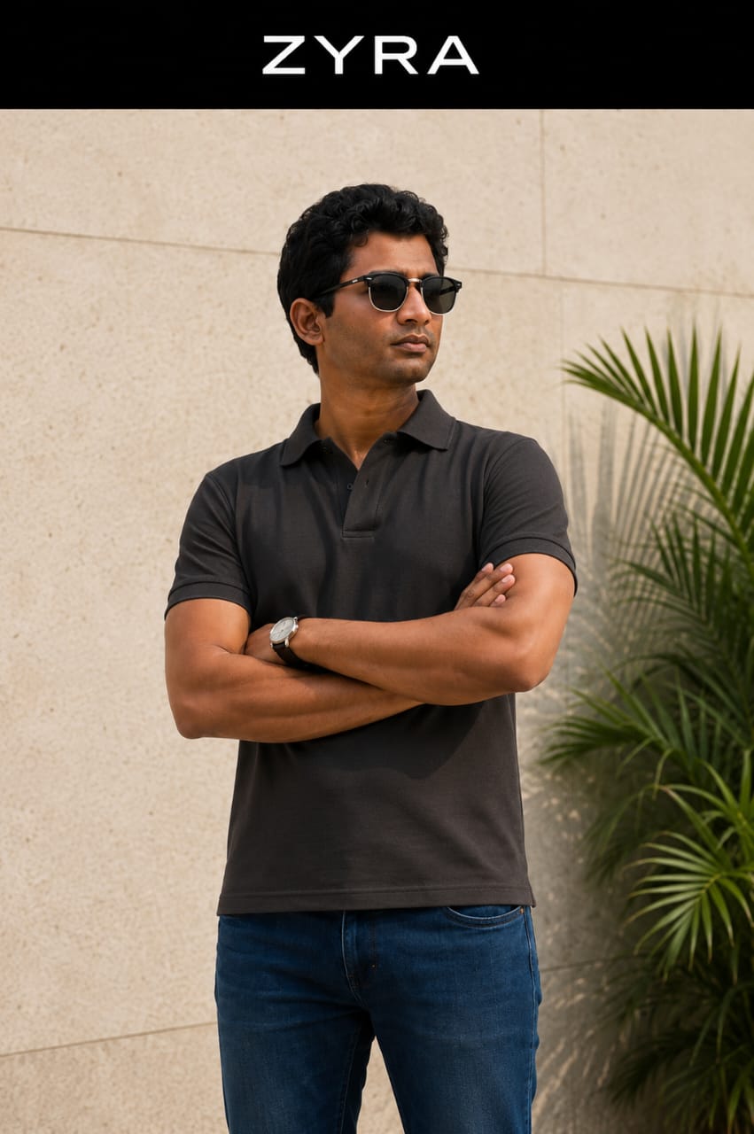 Zyra Premium Cotton Polo Shirt - LK Sizing