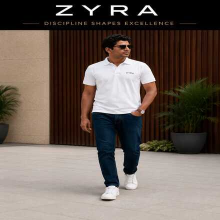 Zyra Premium Cotton Polo Shirt - LK Sizing