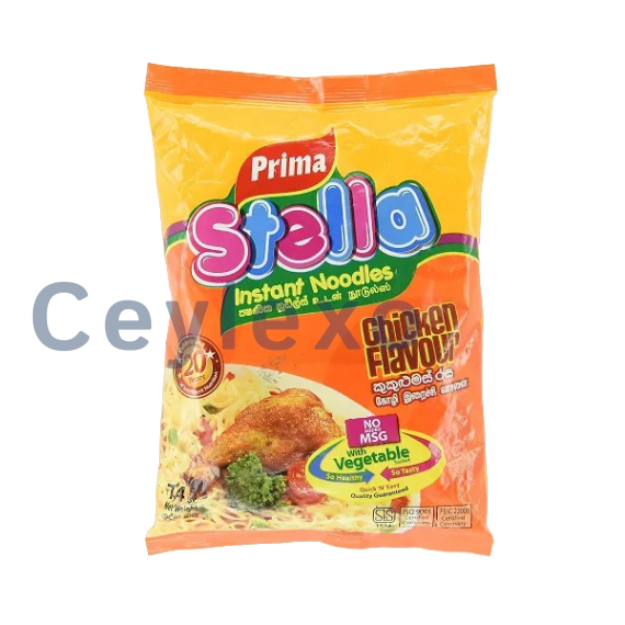 Prima Stella Chicken Flavor Instant Noodles No MSG