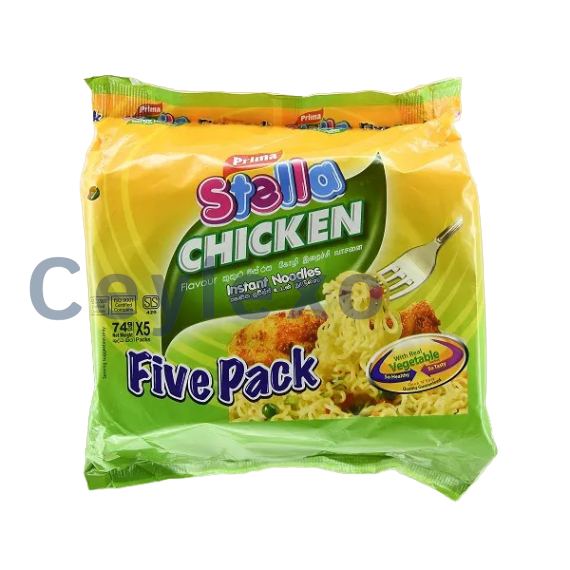 Prima Stella Chicken Instant Noodles Five Pack
