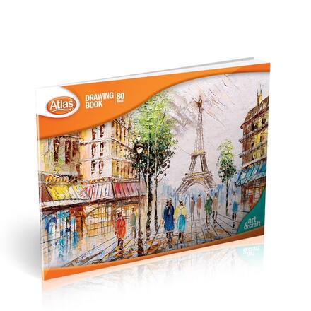 ATLAS A4 DRAWING BOOK SMALL 80PGS