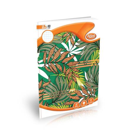 ATLAS A4 CR BOOK SQUARE RULED 40PGS