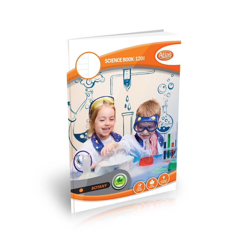 ATLAS A4 SCIENCE BOOK BOTANY 120PGS