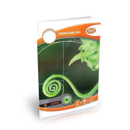 ATLAS A4 SCIENCE BOOK BOTANY 200PGS