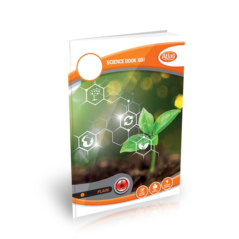 ATLAS A4 SCIENCE BOOK PLAIN 80PGS