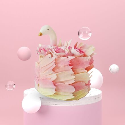 Swan Cake
