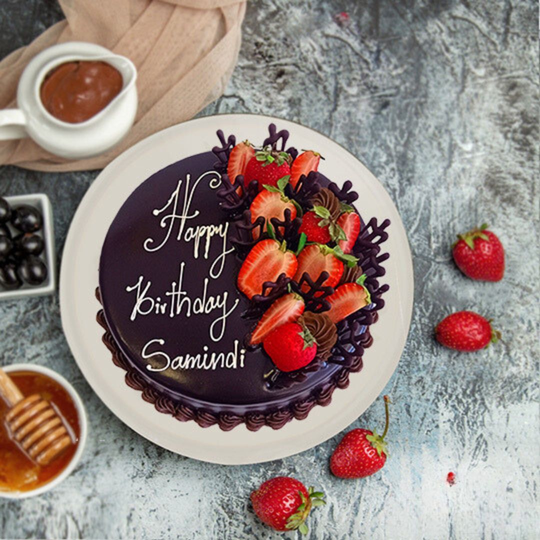 Strawberry Glaze Cake