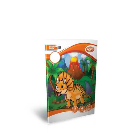 ATLAS A5 BOOK PRACTICAL BLANK 80PGS