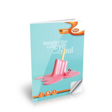 ATLAS B5 BOOK 80PGS (=) SINGLE RULED