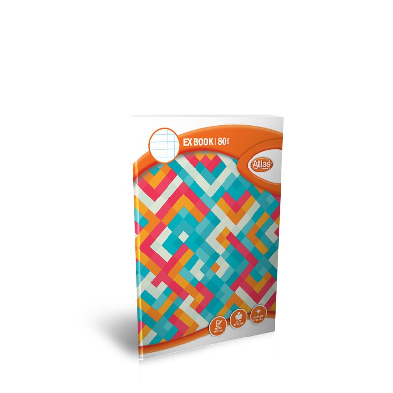 ATLAS A5 BOOK EXERCISE 80PGS (#) SQUARE RULED