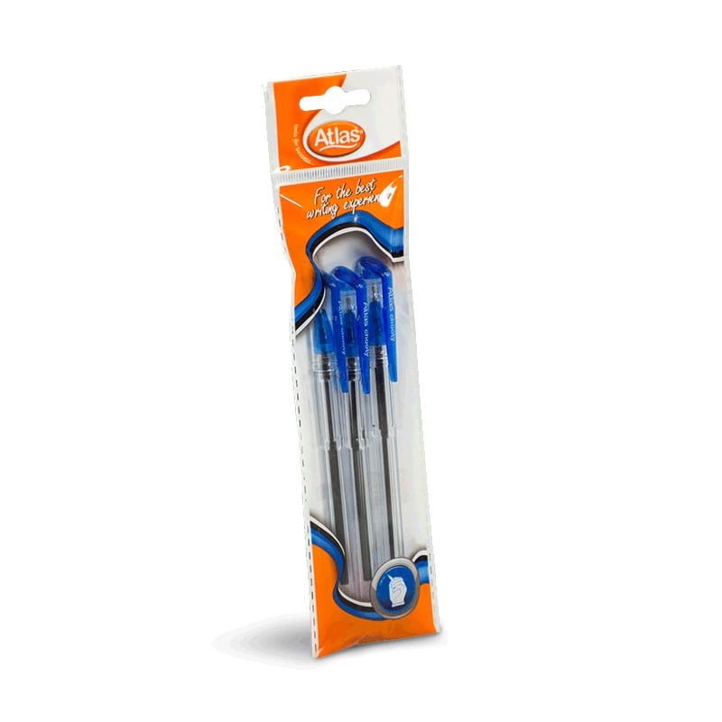 ATLAS PEN CHOOTY BLUE – PACK OF 3