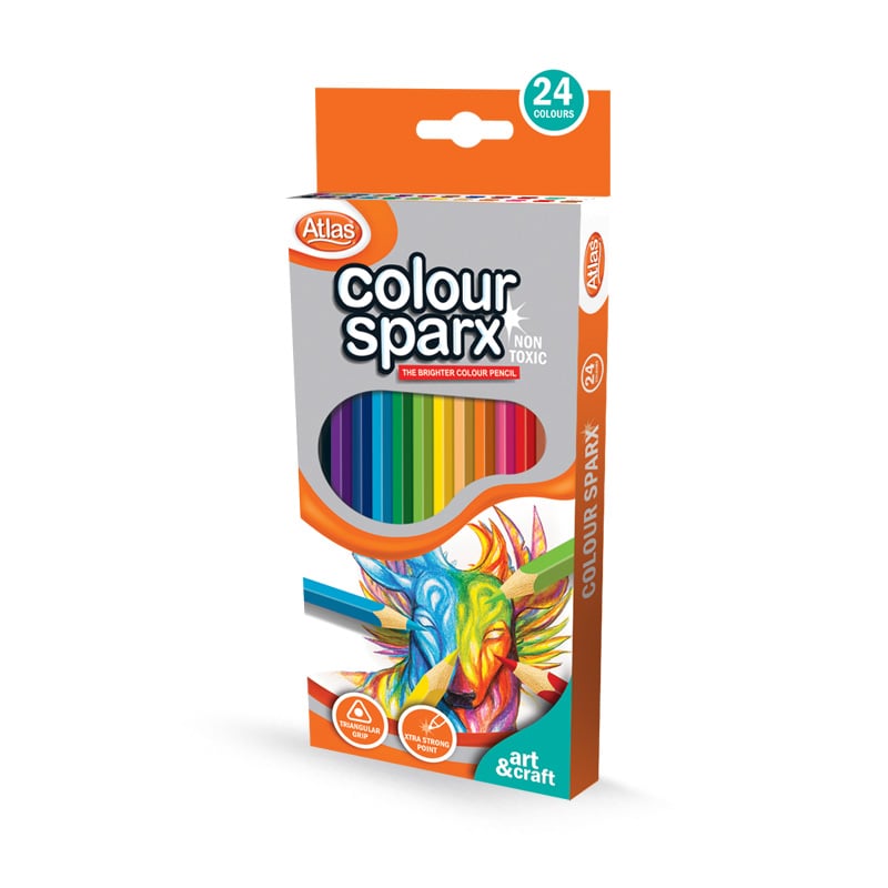 ATLAS COLOUR SPARX 24 COLOURS