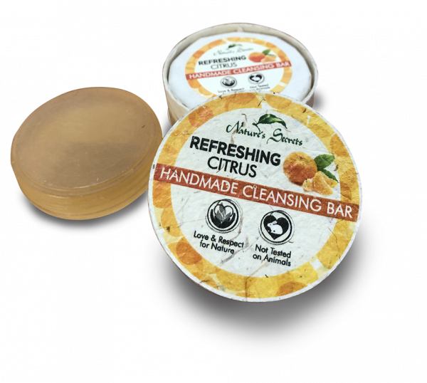 HANDMADE CLEANSING BAR  REFRESHING CITRUS