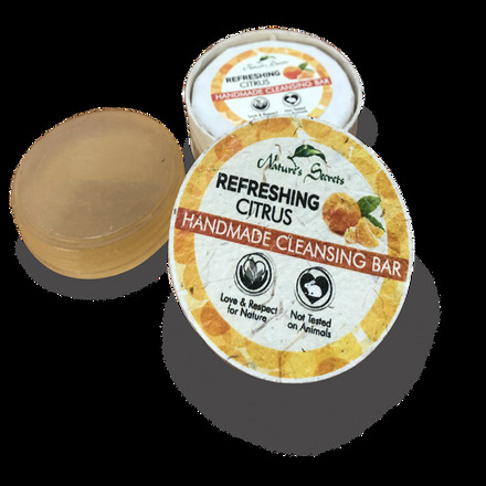HANDMADE CLEANSING BAR  REFRESHING CITRUS