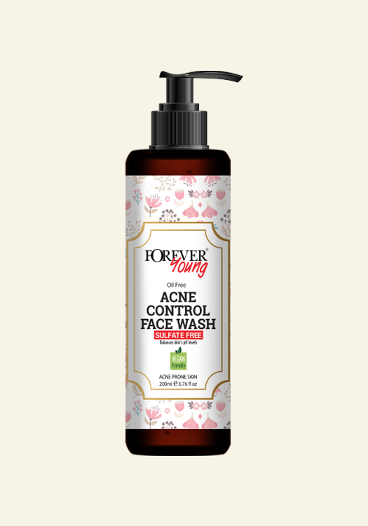 Forever Young Acne Control Sulfate Free Face Wash