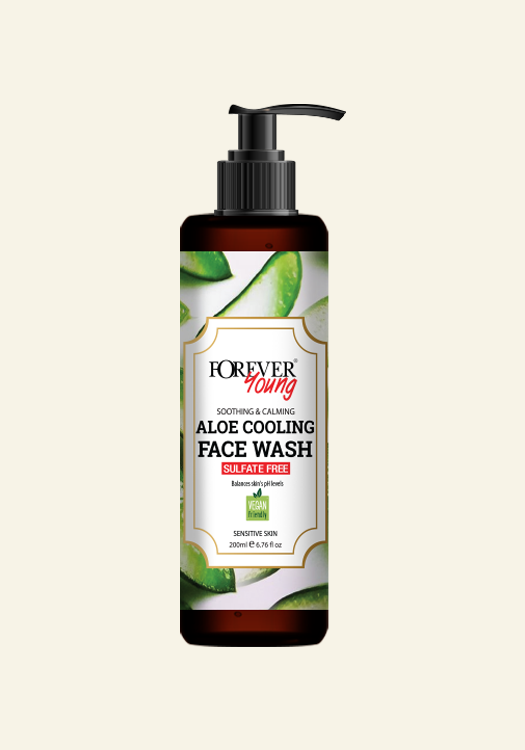 Forever Young Aloe Cooling Sulfate Free Face Wash