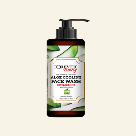 Forever Young Aloe Cooling Sulfate Free Face Wash