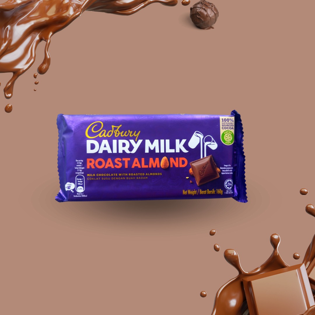 Dairy milk roast almond