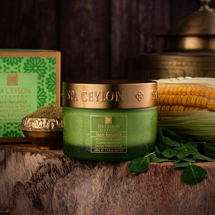 Skin Balance  Moringa & Neem Clarifying Clay Facial Exfoliator