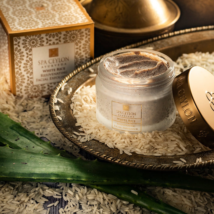 White Rice  Rejuvenating Facial Exfoliator