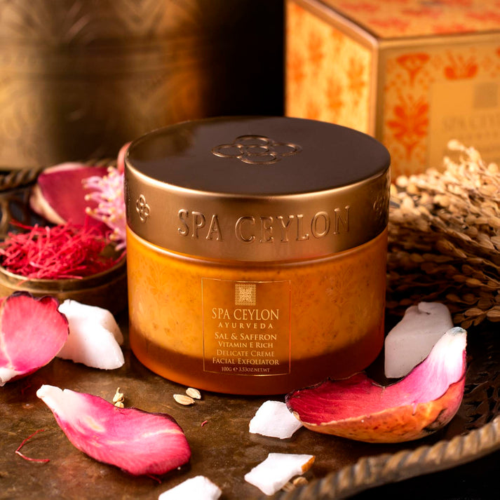 Sal & Saffron Vitamin E Rich  Delicate Creme Facial Exfoliator