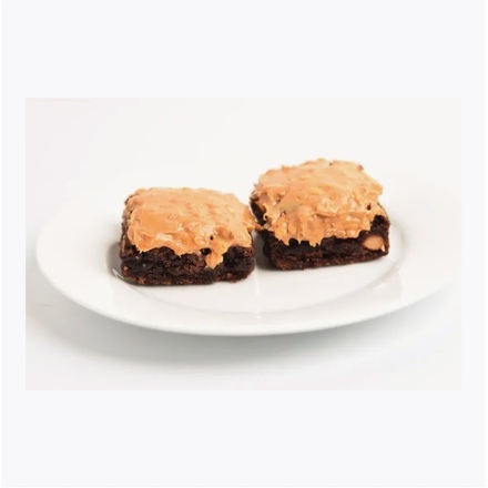 PEANUT BUTTER TOPPED BROWNIES 12PCS