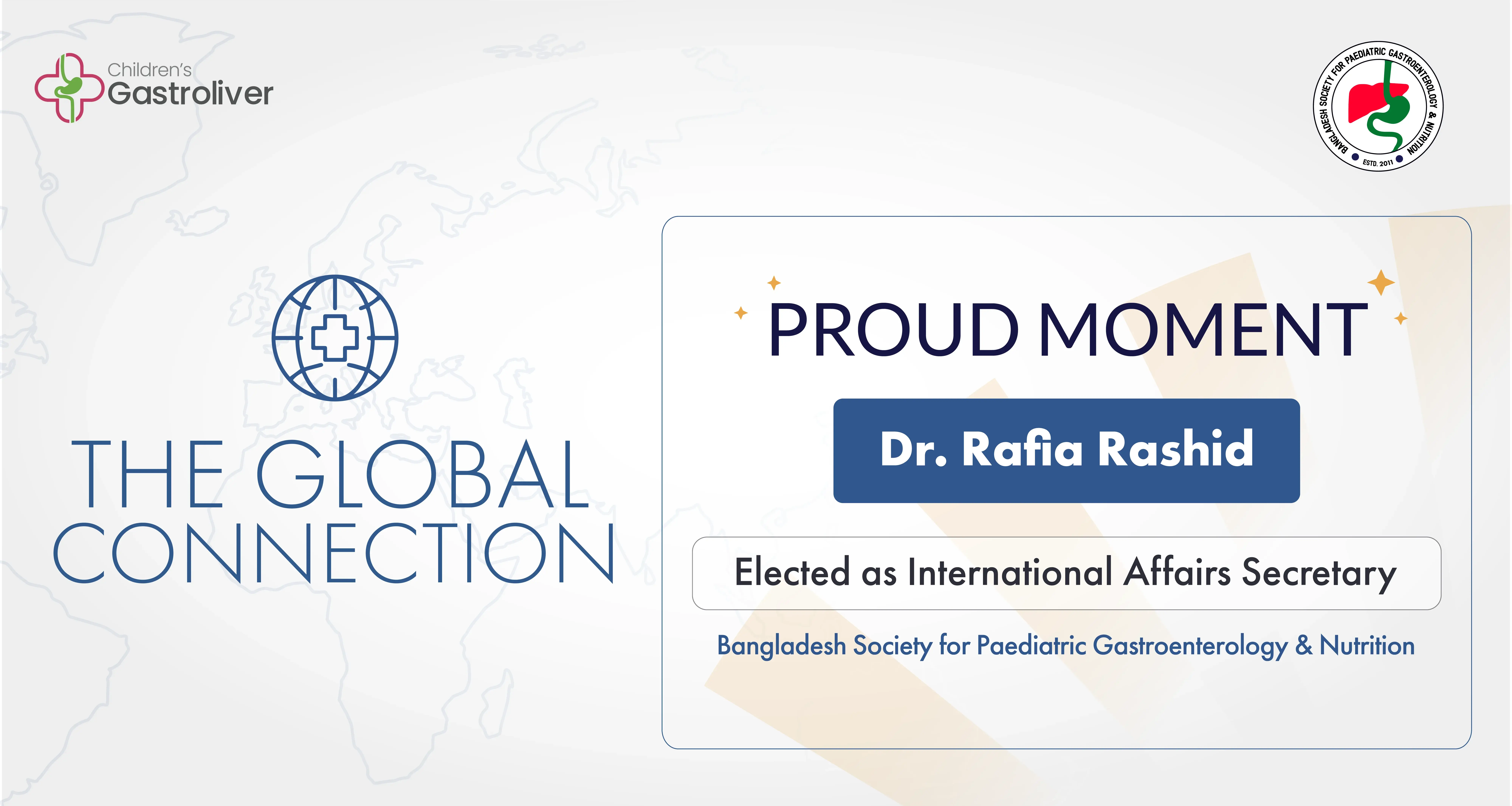 Global Expertise, Local Care: Dr. Rafia Rashid Elected International Affairs Secretary of BASPGAN