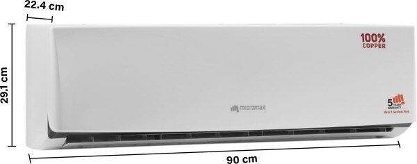 ACS12C3C4QS3WH 1 Ton 3 Star Split AC