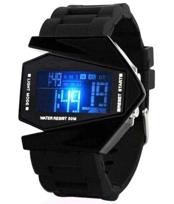 Black Digital Watch For Men