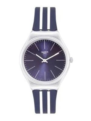 Unisex Navy Blue Swiss Made Analogue Watch SYXS106
