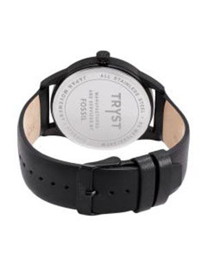 TRYST Manufactured & Serviced by Fossil Men Black Watch