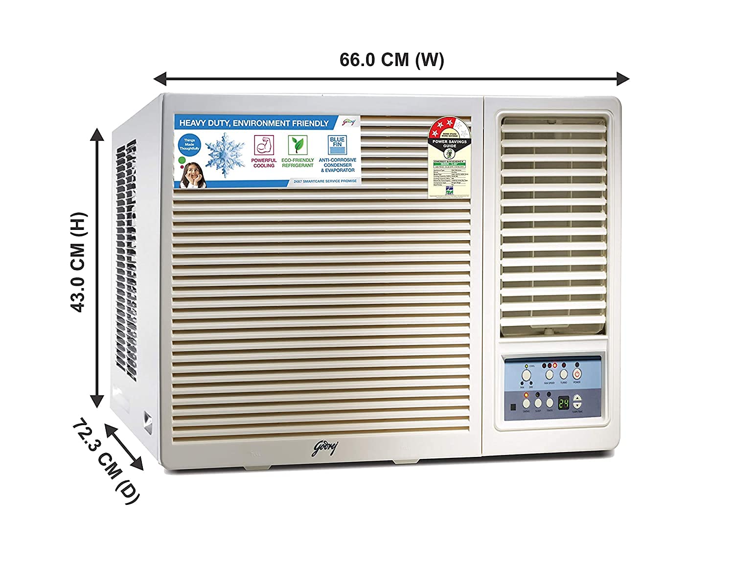 GWC 24 UTC 3 WSA 2 Ton 3 Star Window AC