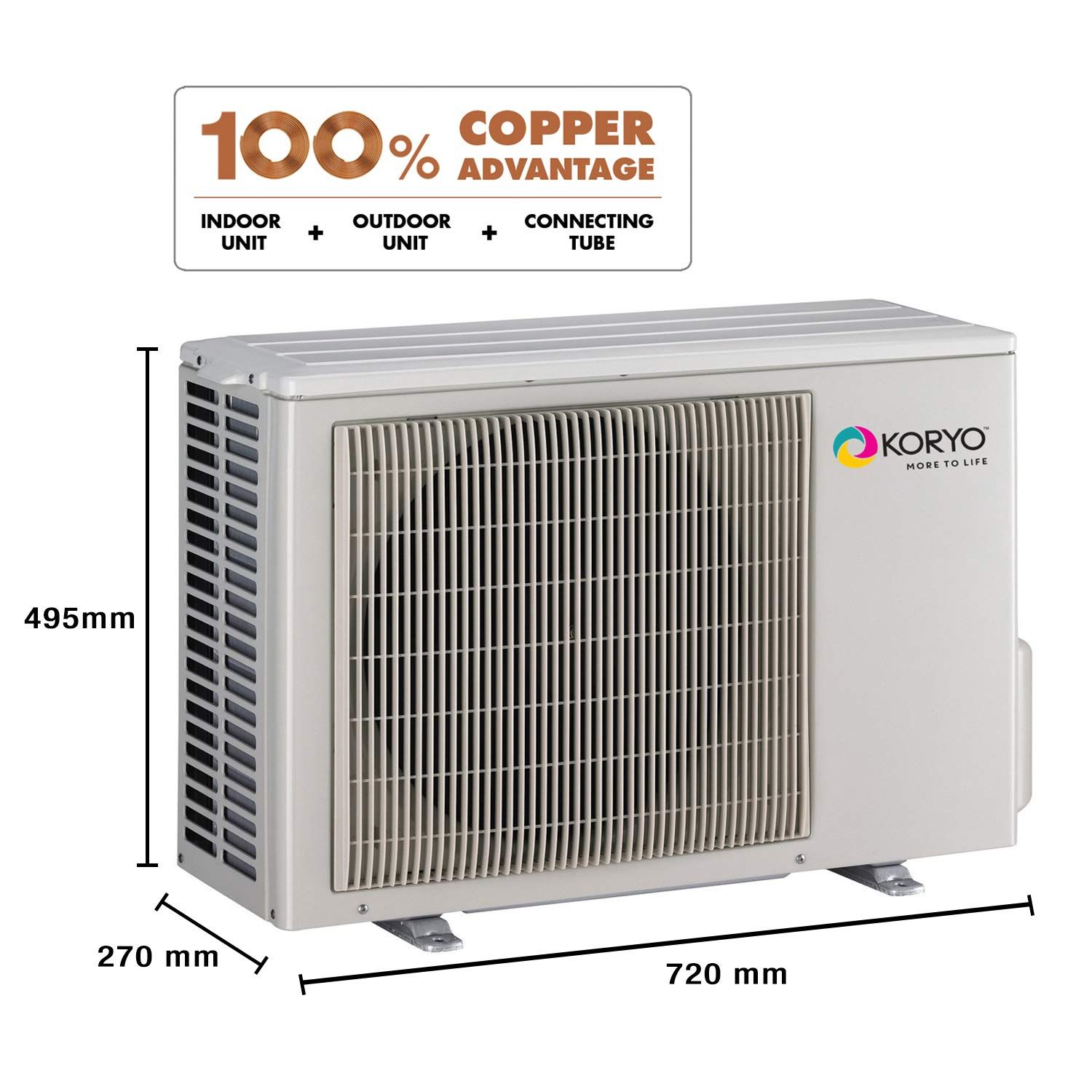 IRGKSIAO2012A3S 1 Ton 3 Star Inverter Split AC