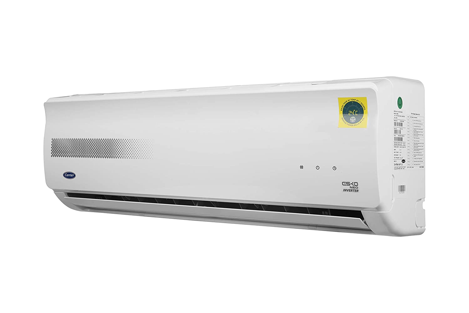 Esko Neo CAI18EK3R39F0 1.5 Ton 3 Star Inverter Split AC