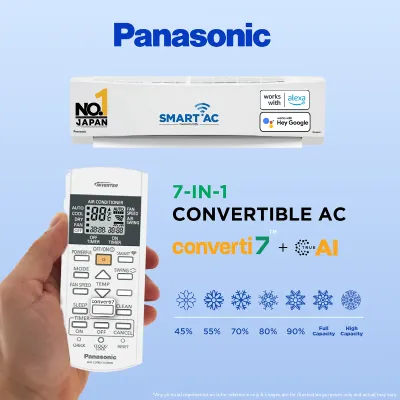 CS/CU-SU24ZKYWA 2.0 Ton 3 Star Wi-Fi Inverter Smart Split Air Conditioner